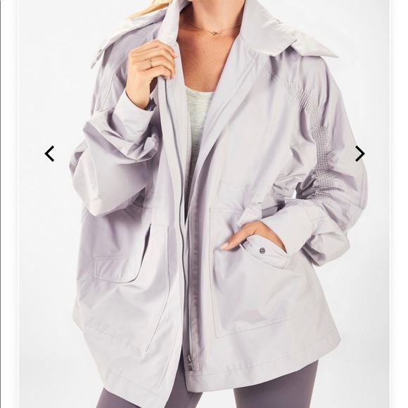 Fabletics Giana Jacket Grey NWT - Picture 1 of 10